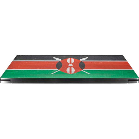 Kenya Flag Distressed Dell XPS Skin